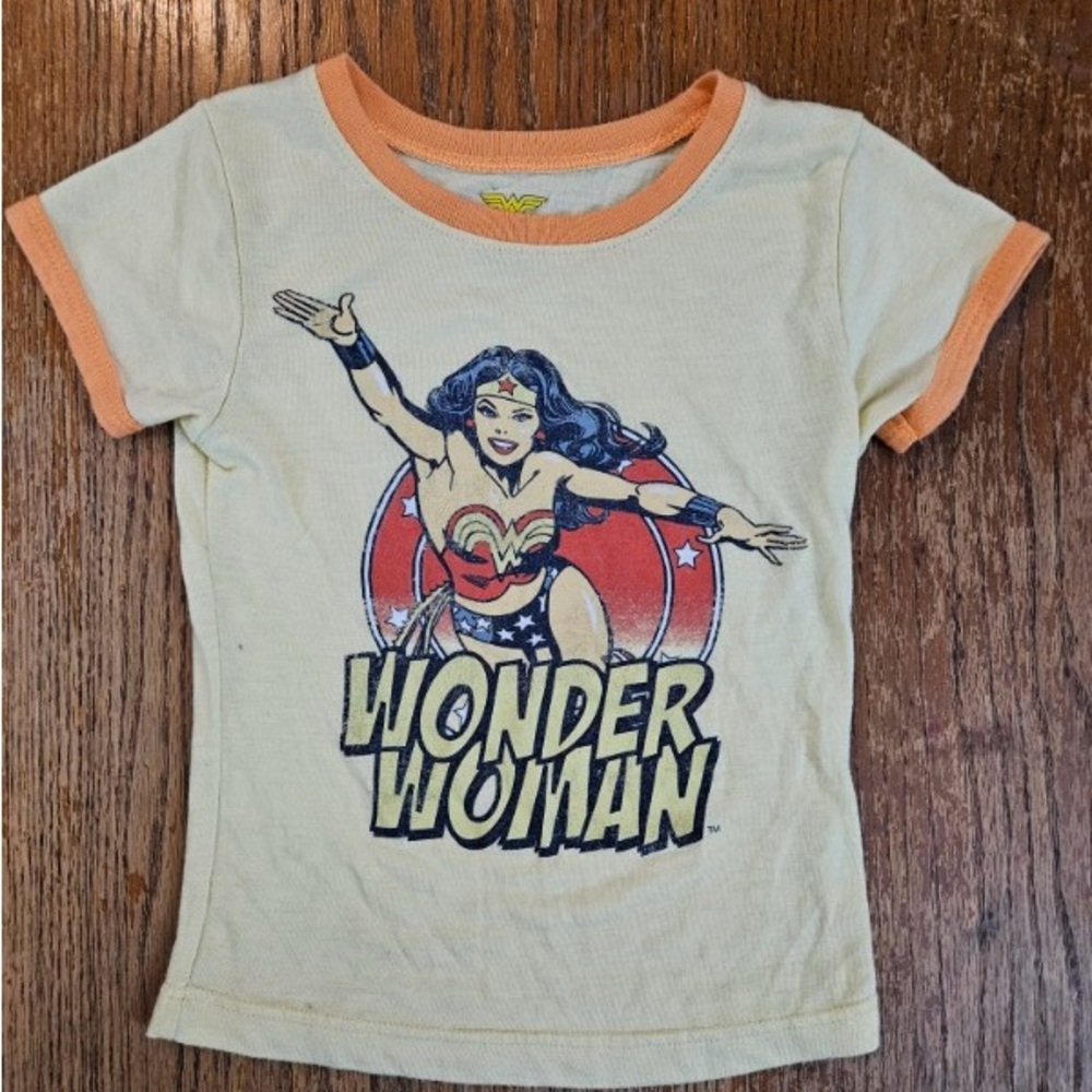 Girls Size 3t Short Sleeve Wonder Woman Tee